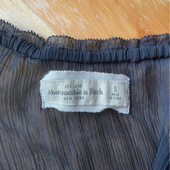 ABERCROMBIE & FITCH women’s short sleeve chemise blouse - Picture 4 of 7